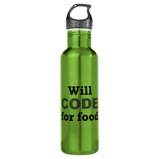Botella De Agua Will Code For Food Liberty Bottle (Anverso)
