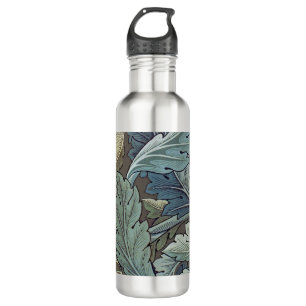 Botella De Agua William Morris Acanthus Sage Flor Floral Botánica