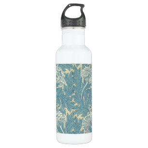Botella De Agua William Morris Classic Tulip Blue Floral