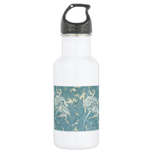 Botella De Agua William Morris Classic Tulip Blue Floral