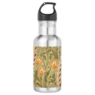Botella De Agua William Morris Daffodil Garden Flor Classic Bota