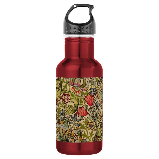 Botella De Agua William Morris Golden Lily Antique (Anverso)