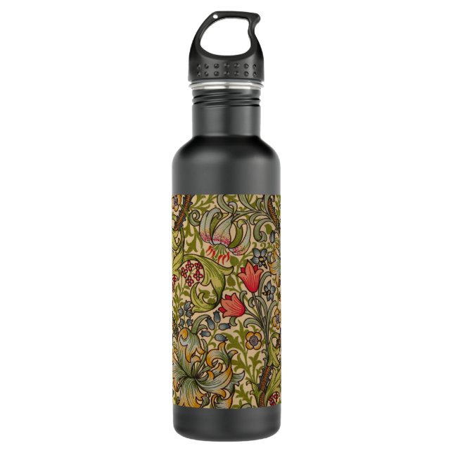 Botella De Agua William Morris Golden Lily Antique (Anverso)