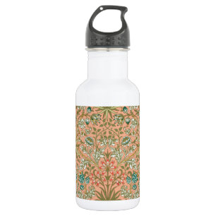Botella De Agua William Morris Hyacinth Flower Rosa Art