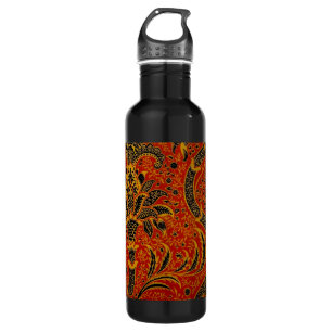 Botella De Agua William Morris India Red Floral