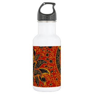 Botella De Agua William Morris India Red Floral