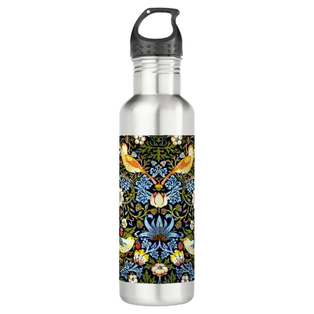 Botella De Agua William Morris, ladrón de fresas, (Anverso)