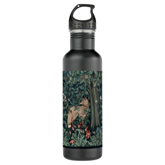 Botella De Agua William Morris Woodland Tapestry Fox (Anverso)