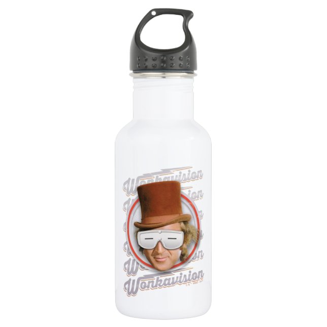 Botella De Agua Willy Wonka en Goggles de Wonkavision (Anverso)