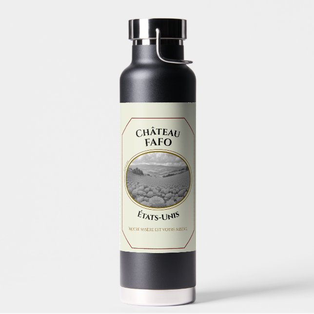 Botella De Agua Wine Label Water Bottle (Izquierdo)