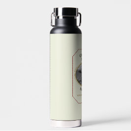 Botella De Agua Wine Label Water Bottle