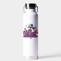 Wine Tumbler con el logo de Miss Gay Texas