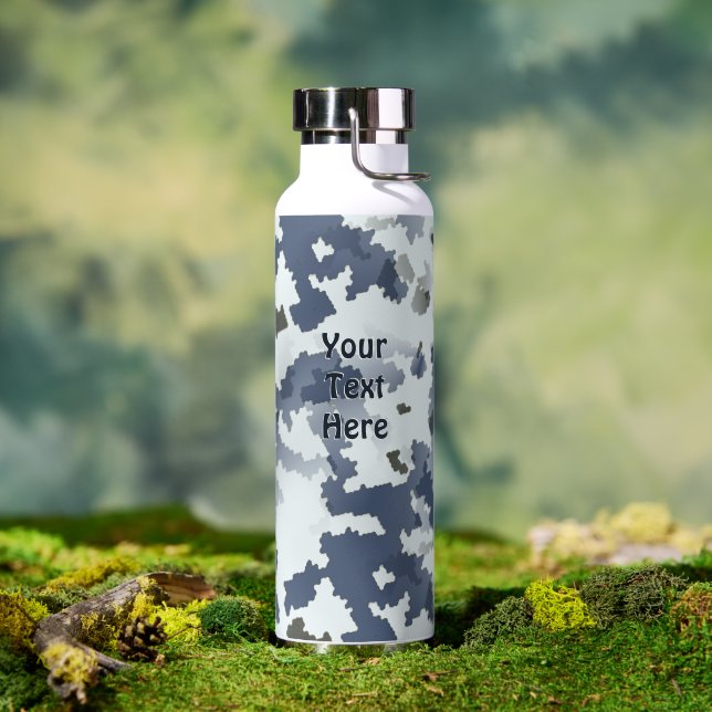 Botella De Agua Winter Camouflage (Al aire libre (girado))