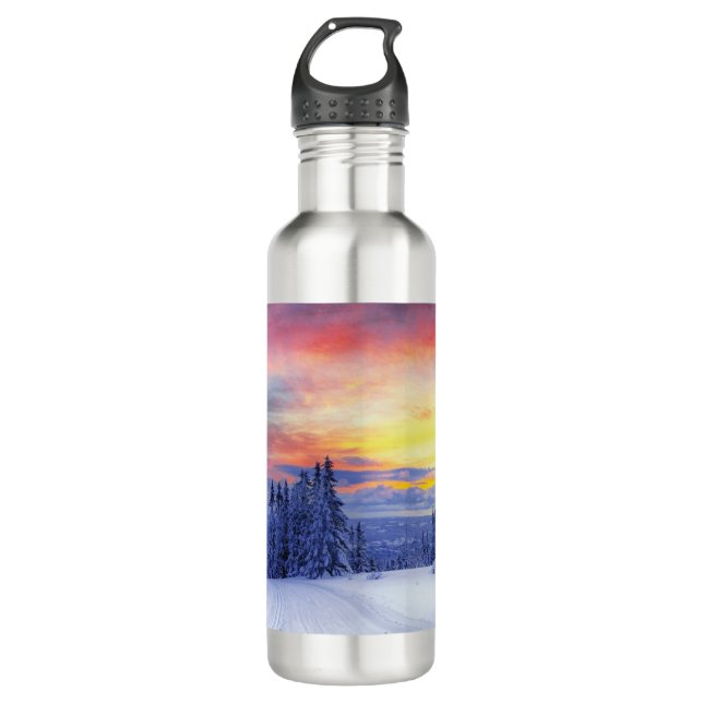 Botella De Agua Winter scenery  (Anverso)