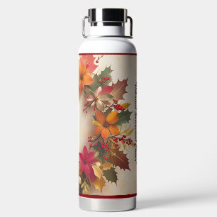 Botella De Agua "Winter Wonderland Florals"
