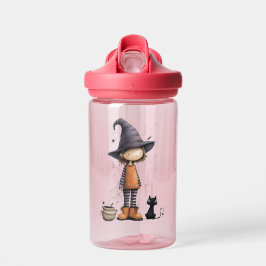 Botella De Agua Witch & Black Cat Spooky
