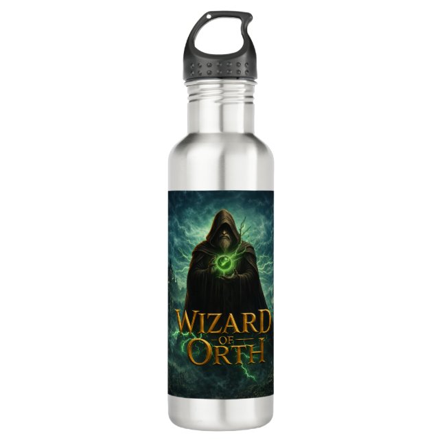 Botella De Agua Wizard of Orth Logo Water Bottle (Anverso)