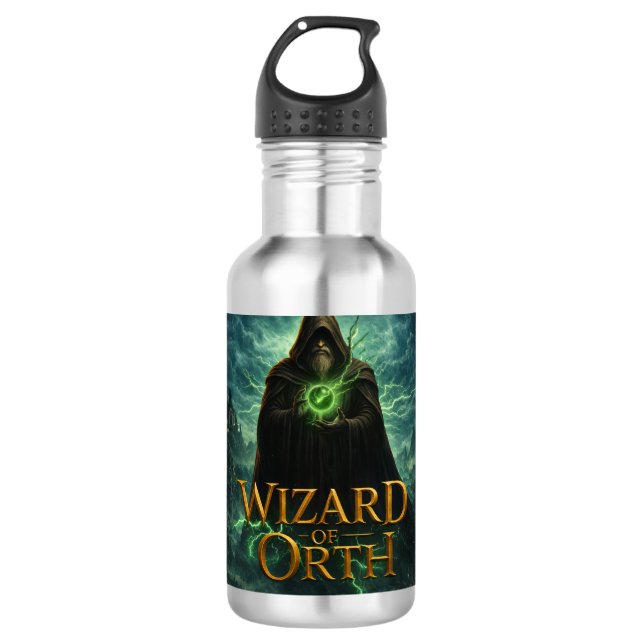 Botella De Agua Wizard of Orth Logo Water Bottle (Anverso)
