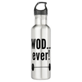 Botella De Agua ¡WODever! - Regalos Crossfit-Inspirados de la
