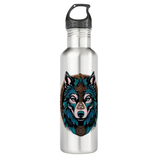 Botella De Agua Wolf (Anverso)