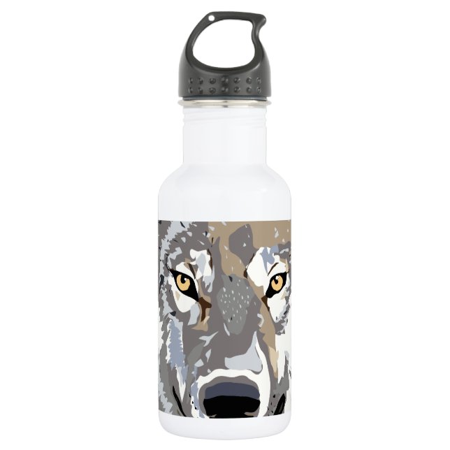 Botella De Agua Wolf (Anverso)