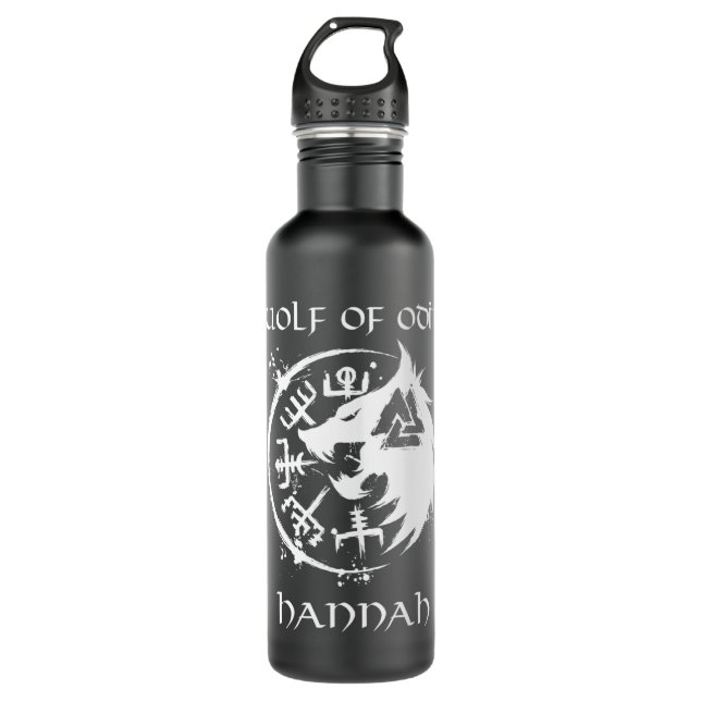 Botella De Agua Wolf De Odin Hannah - Manga Larga Personalizada (Anverso)