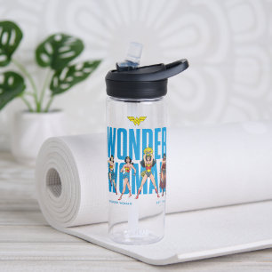 Botella De Agua Wonder Woman Leyendas por Siempre Gráfico