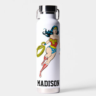 Botella De Agua Wonder Woman Run Añadir su nombre