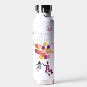Botella De Agua Wonka "Nunca dejes que roban tus sueños"