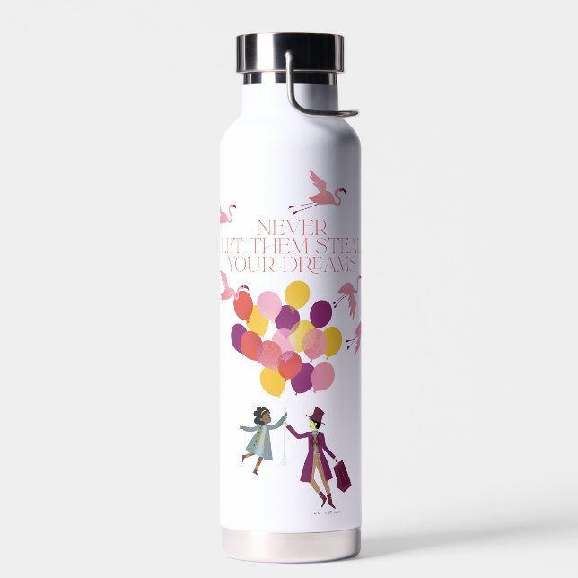 Botella De Agua Wonka "Nunca dejes que roban tus sueños" (Izquierdo)
