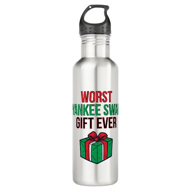 Botella De Agua Worst Yankee Swap Gift Ever (Anverso)