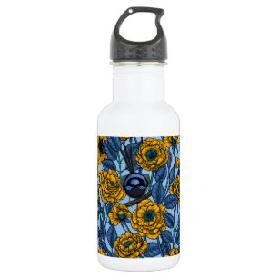Botella De Agua Wren in the rosas