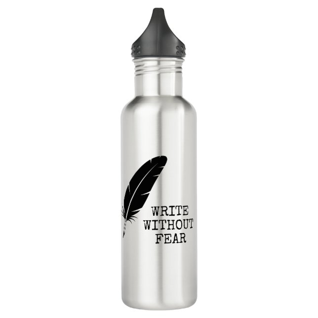 Botella De Agua Write Without Fear Edit Without Mercy Writers (Izquierda)