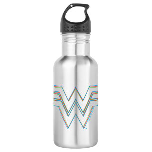 Botella De Agua WW84 Logotipo RGB Split Wonman