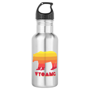 Botella De Agua Wyoming Bear