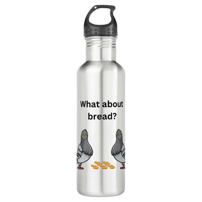 Botella De Agua ¿Y el pan? (Anverso)