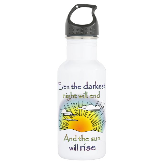 Botella De Agua Y el sol se elevará (Anverso)