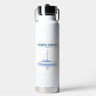Botella De Agua Yate de vela de lujo personalizado Porto Cervo