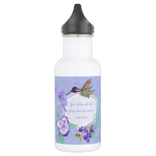 Botella De Agua Year text JW watercolors
