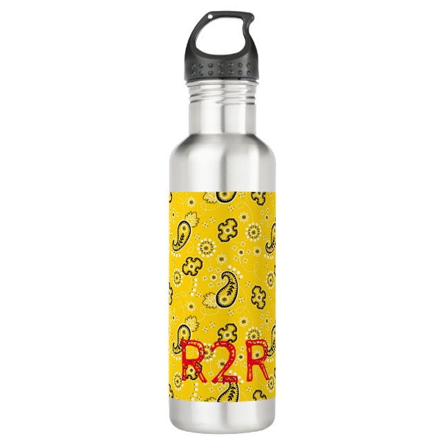 Botella De Agua Yellow Bandana Gran Cañón R2R Adventure (Anverso)