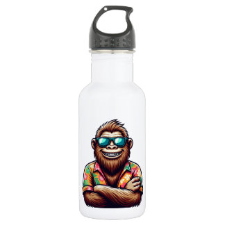 Botella De Agua Yeti/bigfoot de playa tropical
