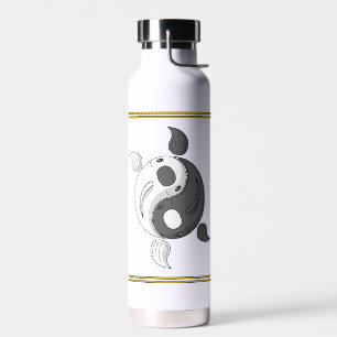 Botella De Agua Yin y Yang el Koi