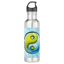 Botella De Agua Yin-Yang Earth Tye