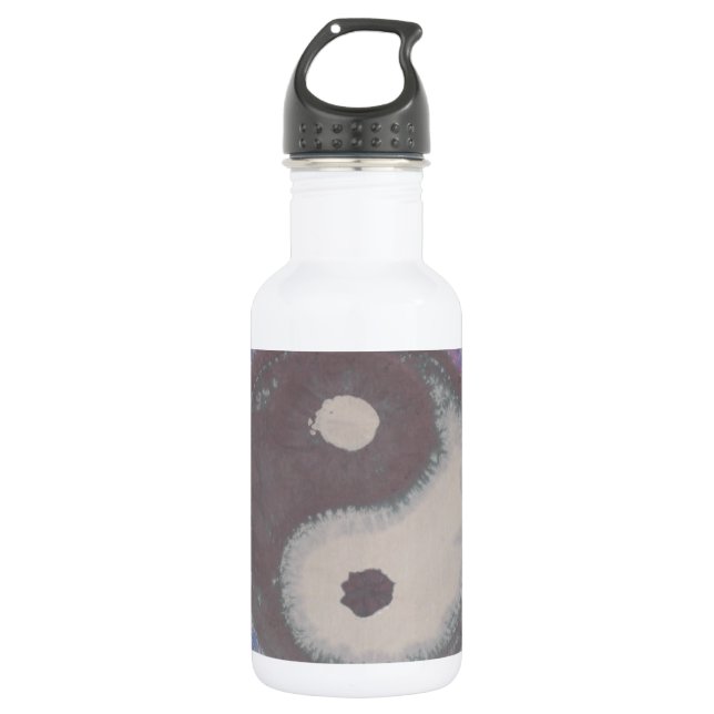 Botella De Agua Yin Yang Round Tie Dye PhatDyes (Anverso)