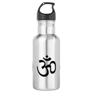 Botella De Agua Yoga, Icono De Om Aum, Símbolo Hinduista,