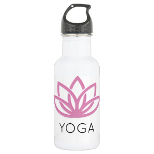 Botella De Agua Yoga Lotus simple Waterbottle