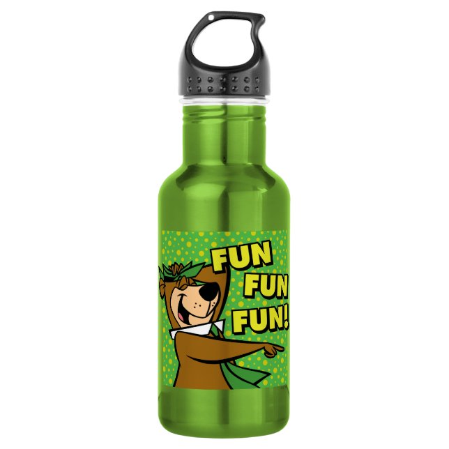 Botella De Agua Yogi Bear Fun Fun Fun (Anverso)