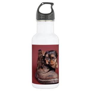 Botella De Agua Yorkie y boot