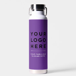 Botella De Agua Your Business Logo Website Custom Water Bottle