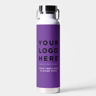 Botella De Agua Your Business Logo Website Custom Water Bottle
